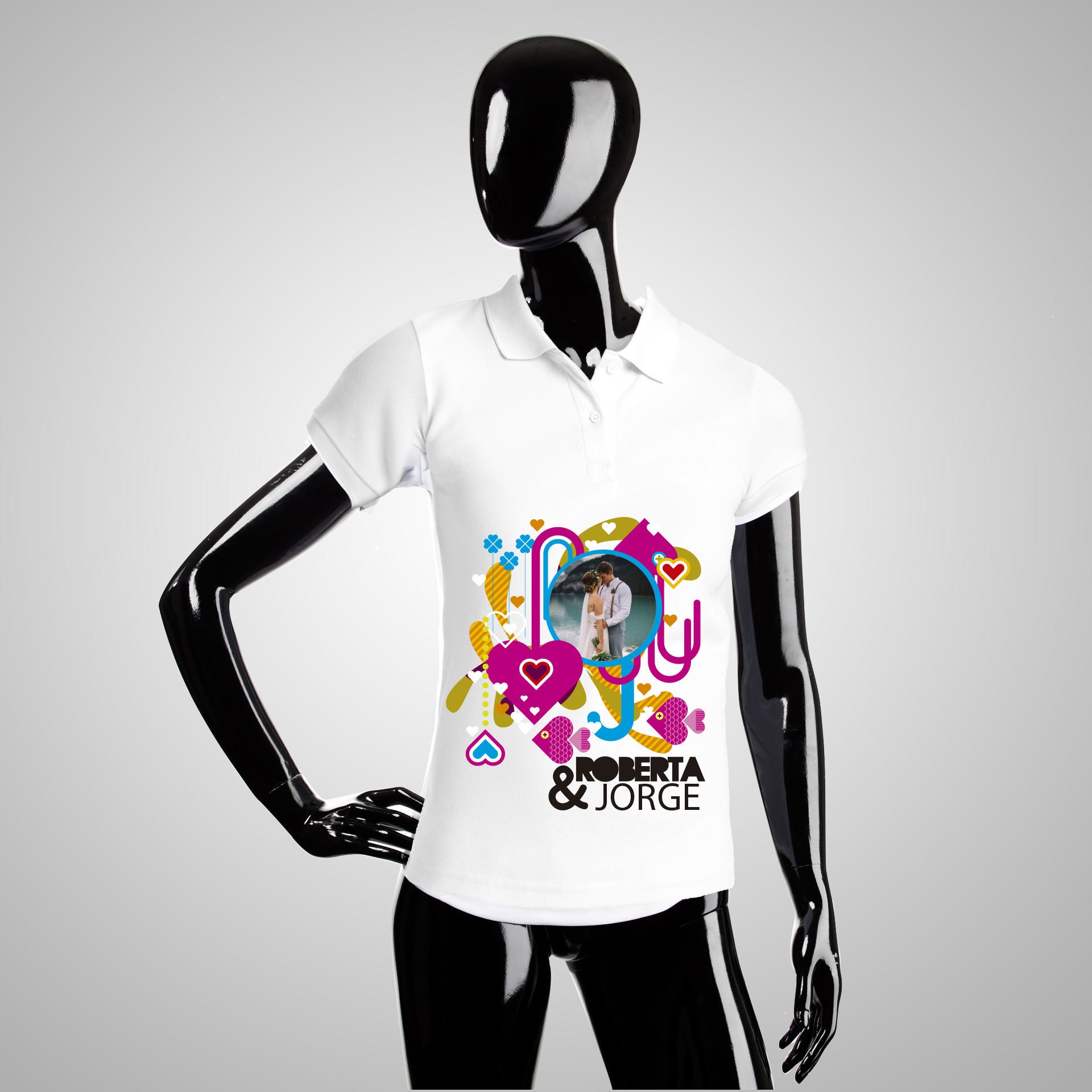 Camiseta Tipo Polo para mujer